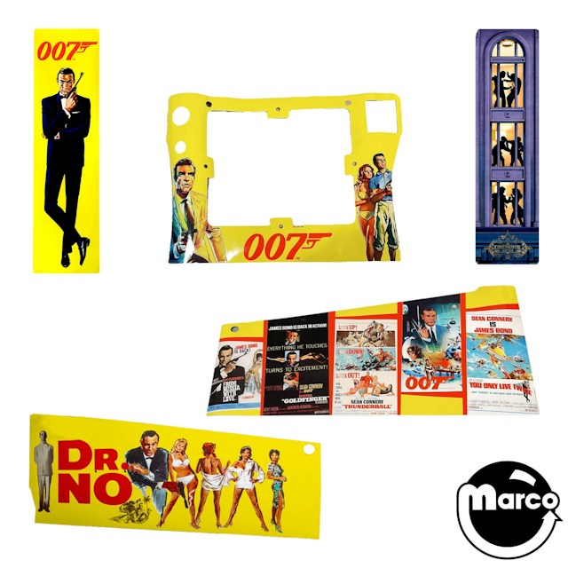 JAMES BOND 007 PRO (Stern) Cabinet Decal Set