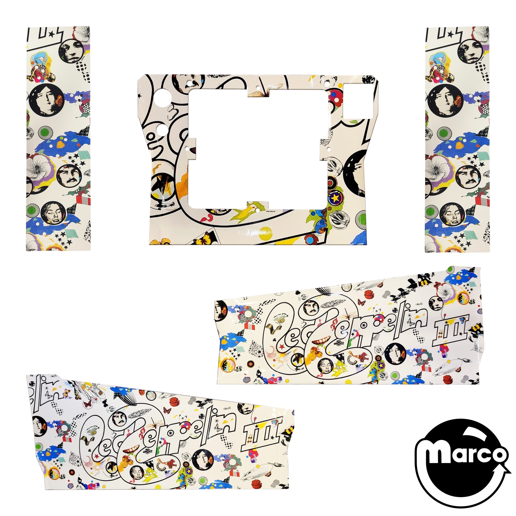 LED ZEPPELIN PRO (Stern) Cabinet decal set