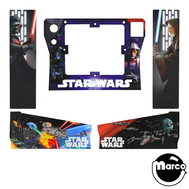 STAR WARS PRO (Stern) Cabinet decal set (5) 820-78J5-XX