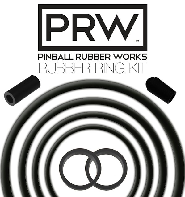 FALLOUT PRO (Stern) Rubber Ring Kit BLACK