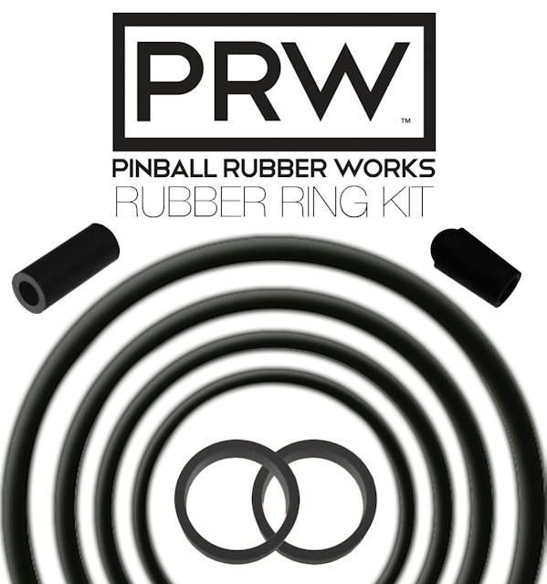 FALLOUT PREM/LE (Stern) Rubber Ring Kit BLACK