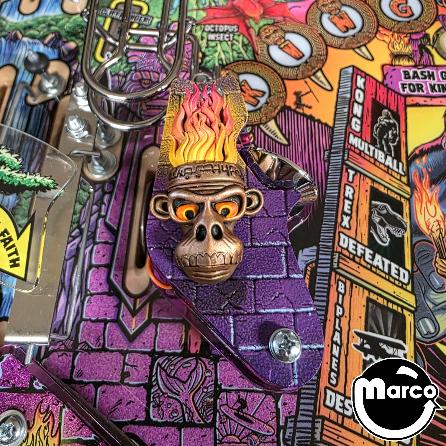 King Kong: Myth of Terror Island (STERN) Slingshot Mod