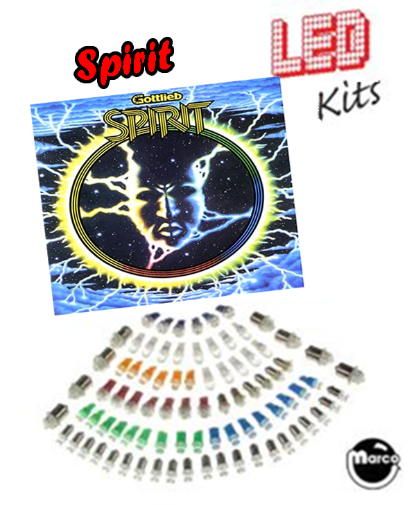 SPIRIT (Gottlieb) Led Kit