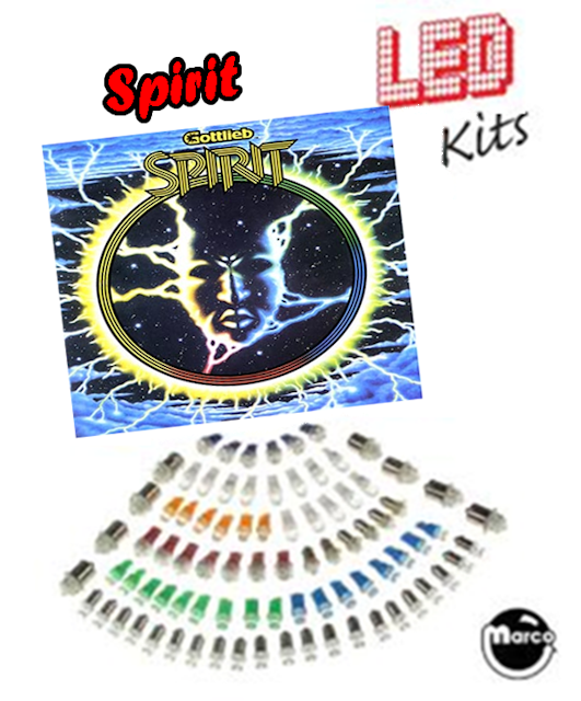 SPIRIT (Gottlieb) Led Kit