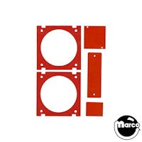 STERN PINBALL ACCESSORY COVER KIT RED