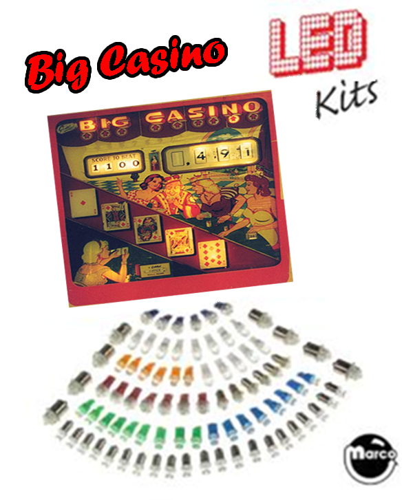 BIG CASINO (Gottlieb) Led Kit