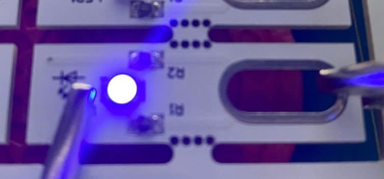 Yoppsicle LED board - Blue