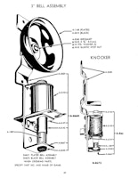 Bell Assembly Gottlieb 3 inch - Black