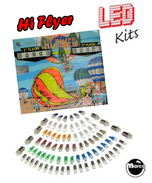 HI FLYER / SKY RIDER (Chicago Coin) LED Kit