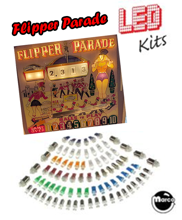 FLIPPER PARADE (Gottlieb) LED Kit