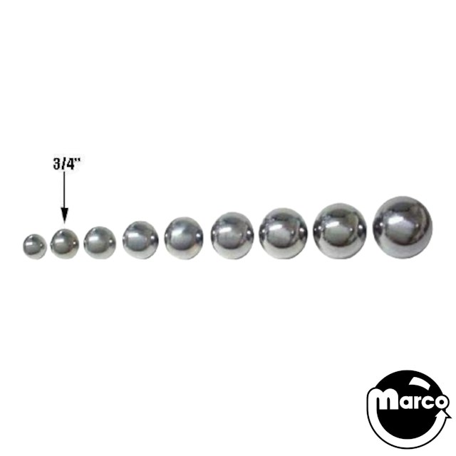 Ball - steel 3/4 inch dia. (Baseball games)