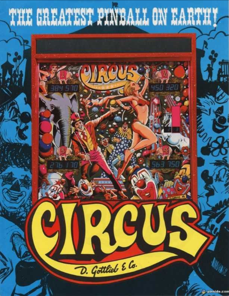CIRCUS (Gottlieb) Flyer