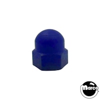 Post cap - nylon acorn nut 6-32 blue