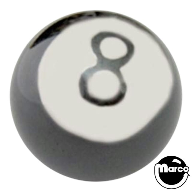 Ball 1-1/16 inch black Eight ball