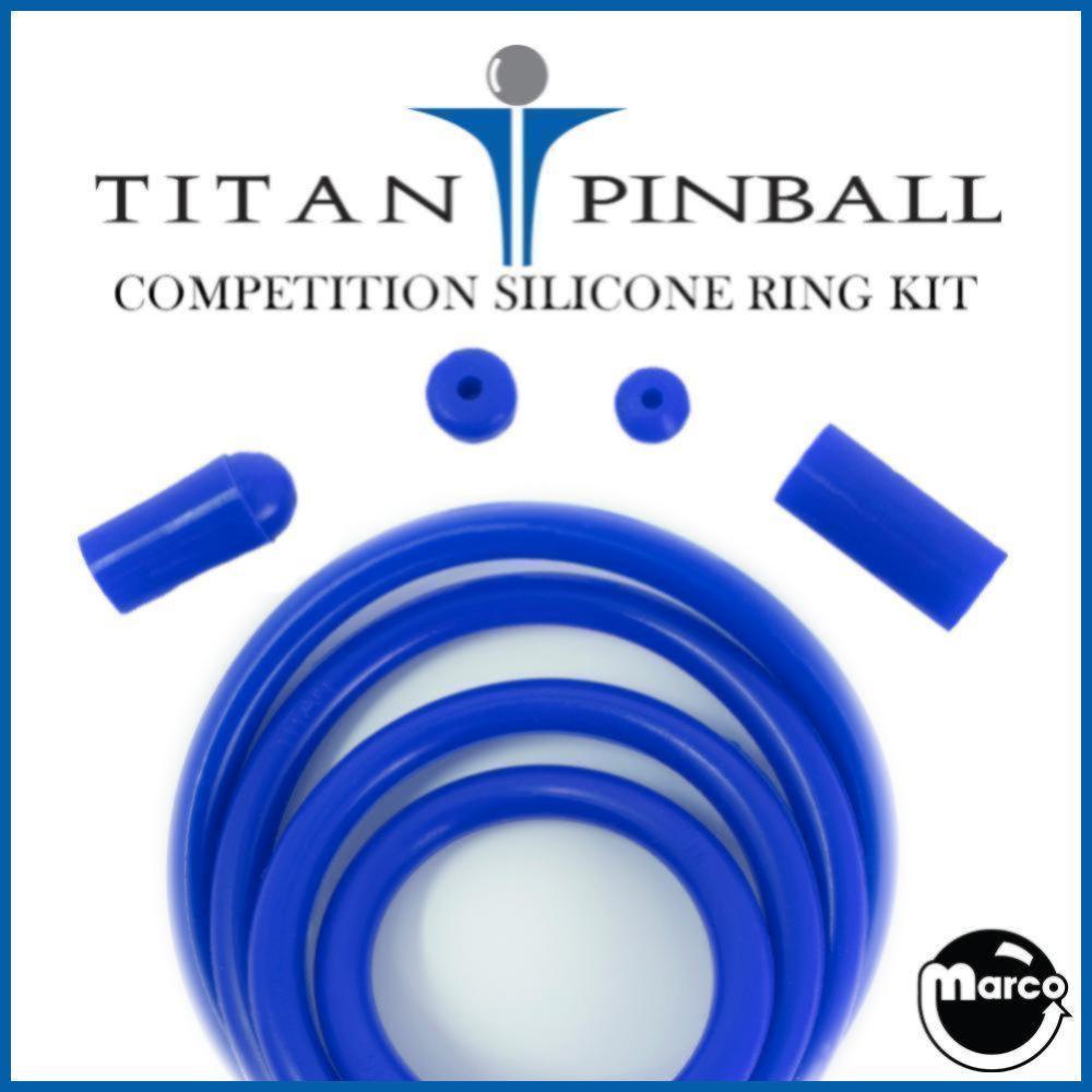 HARLEM GLOBETROTTERS (Bally) Titan™ Silicone Ring Kit BLUE