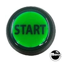 Pushbutton 1 inch round green 'Start'