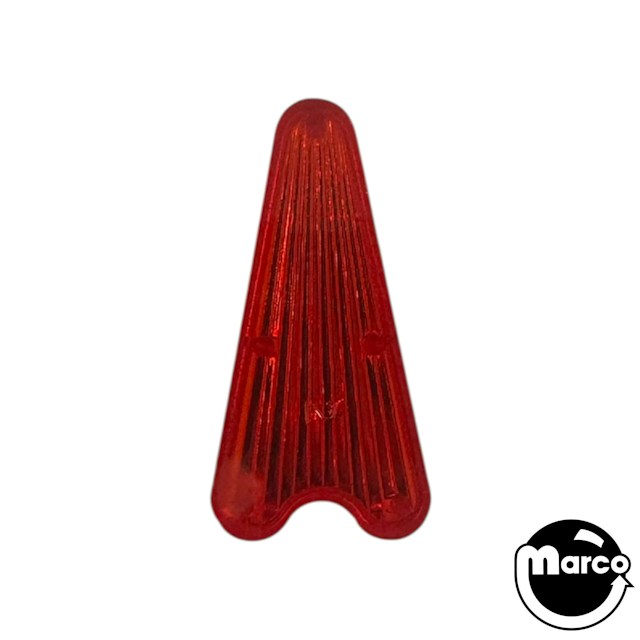 Insert Small Arrowhead 1/4 x 2 inch Orange Clear Ribbed