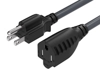 AC Power Cord - 25 ft heavy duty extension power cord