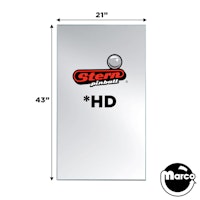 Stern Pinball HD Anti-Reflection playfield glass
