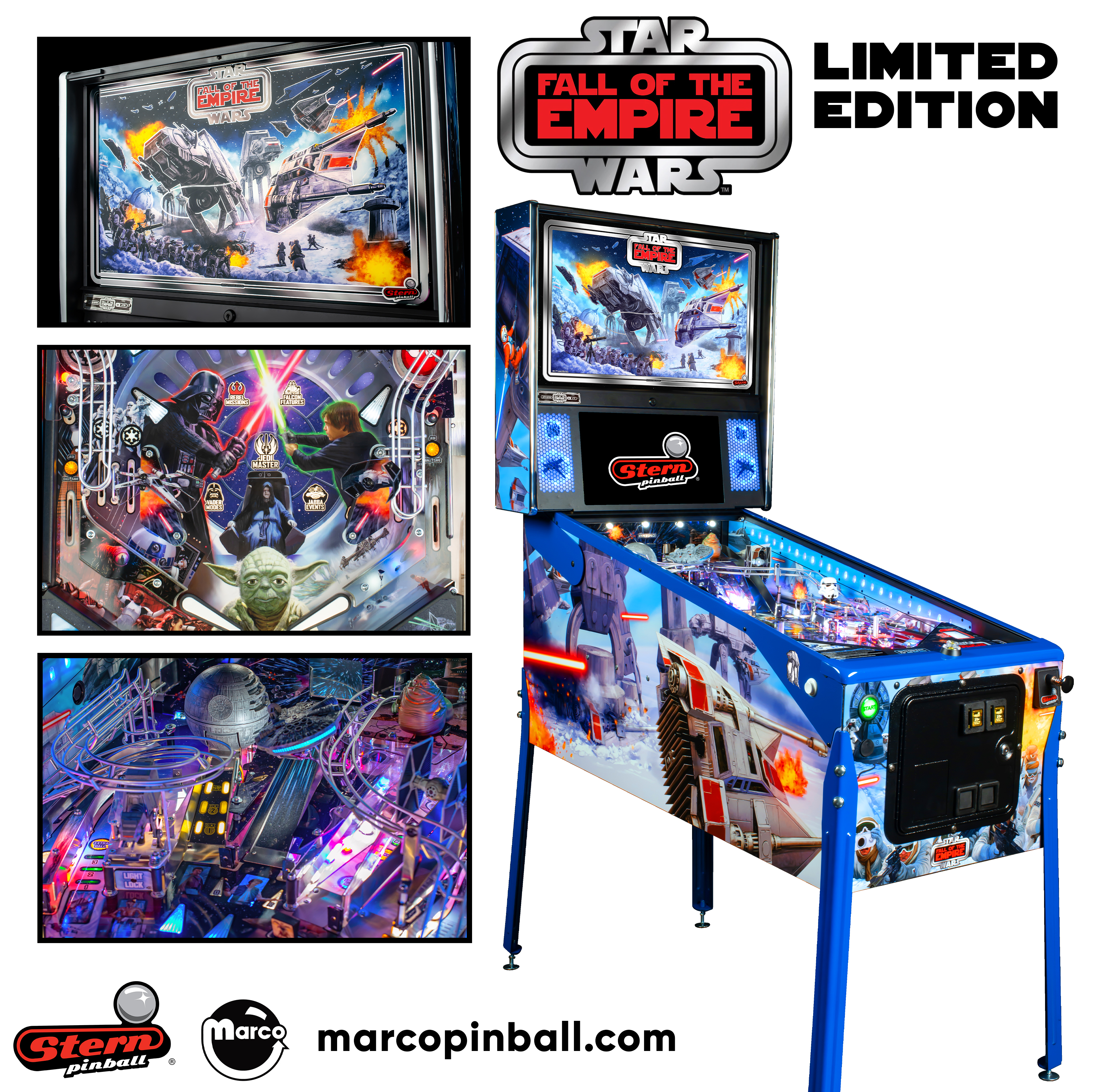 500-55Z2-11 - STAR WARS FALL OF THE EMPIRE LE (Stern) Pinball