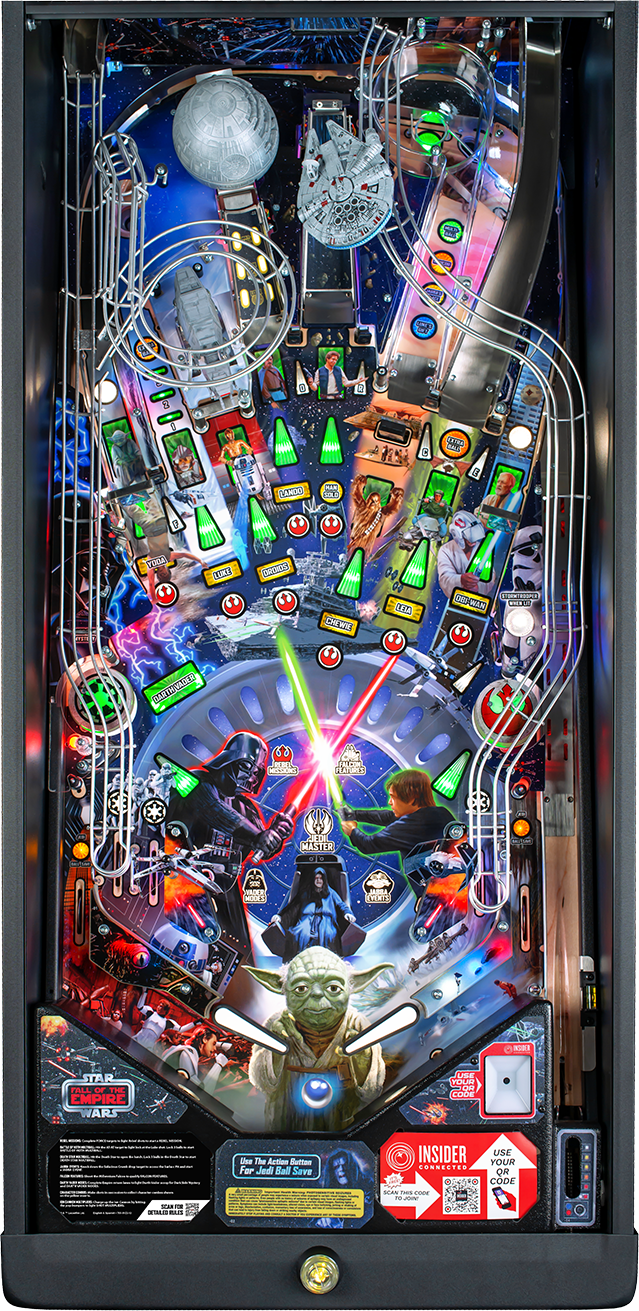 STAR WARS: FALL OF THE EMPIRE PRO (STERN) PINBALL MACHINE