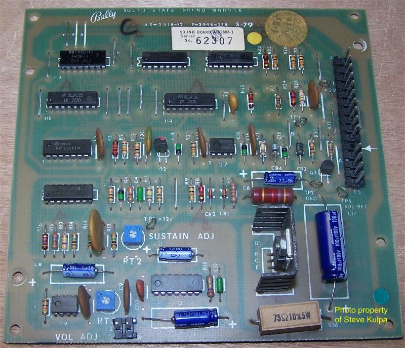 CAPKITB32 - Capacitor Kit - Bally AS-2518-32 Sound - Marco