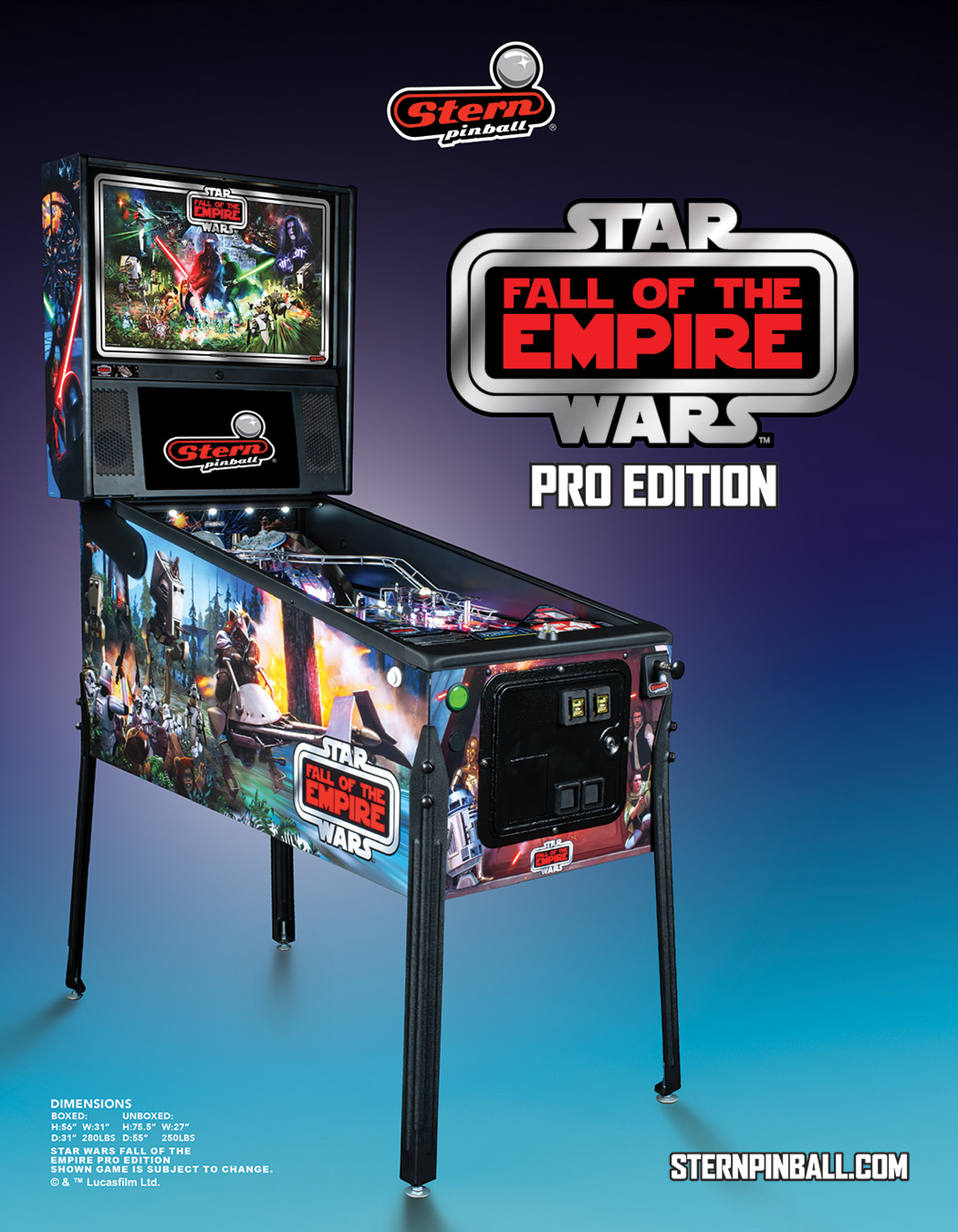 STAR WARS: FOTE PRO (Stern) Flyer