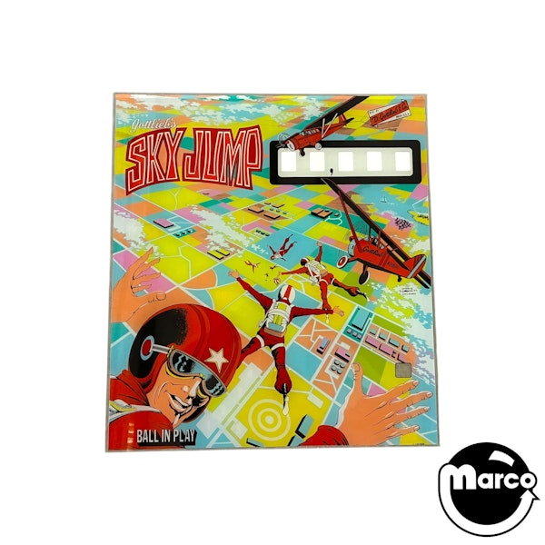 GTB-BGSJ - SKY JUMP (Gottlieb) Backglass NOS - Marco Specialties
