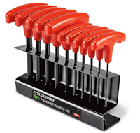 Hex Wrench set - T Handle 10 pc SAE