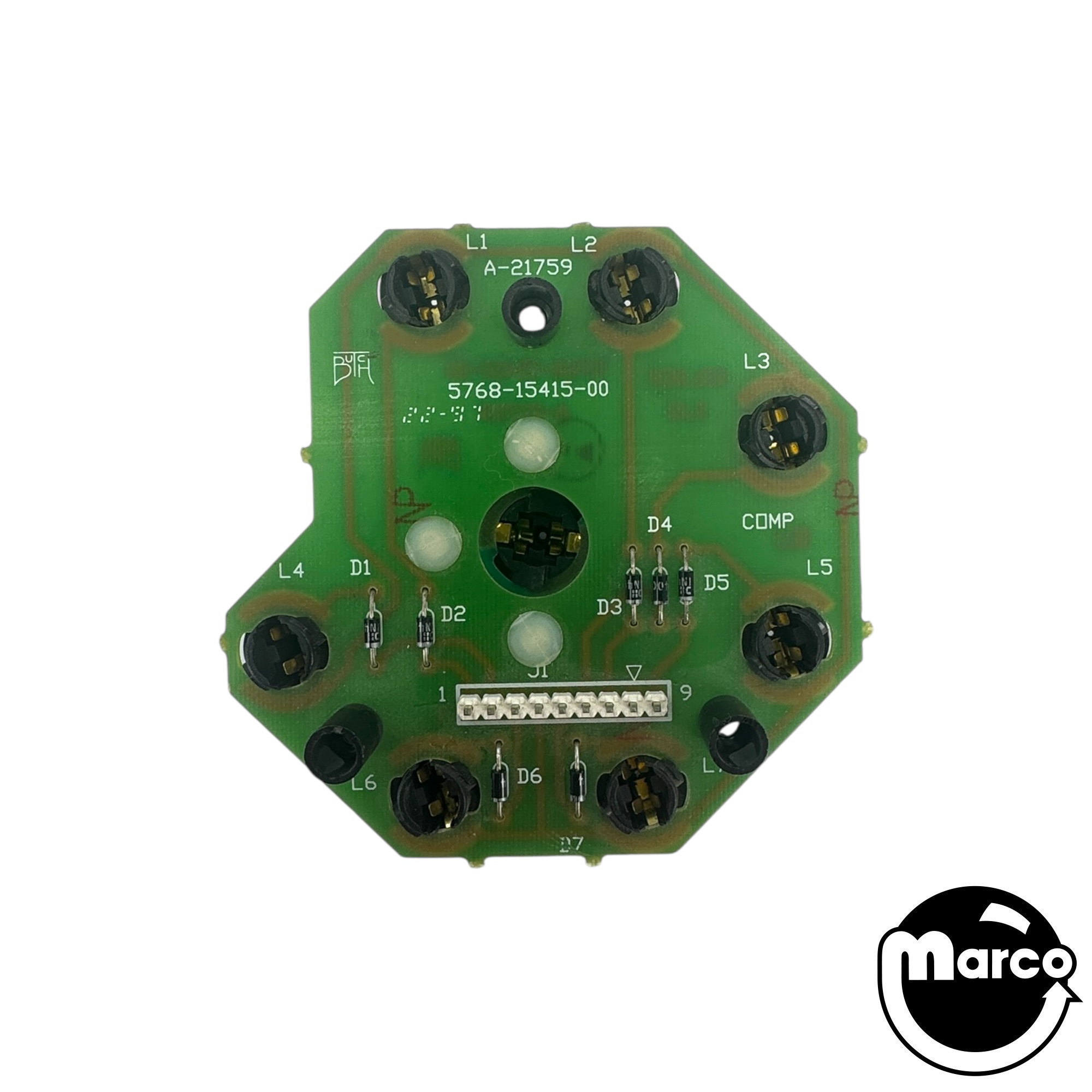 7 Lamp (BALLY) Printed Circuit Board