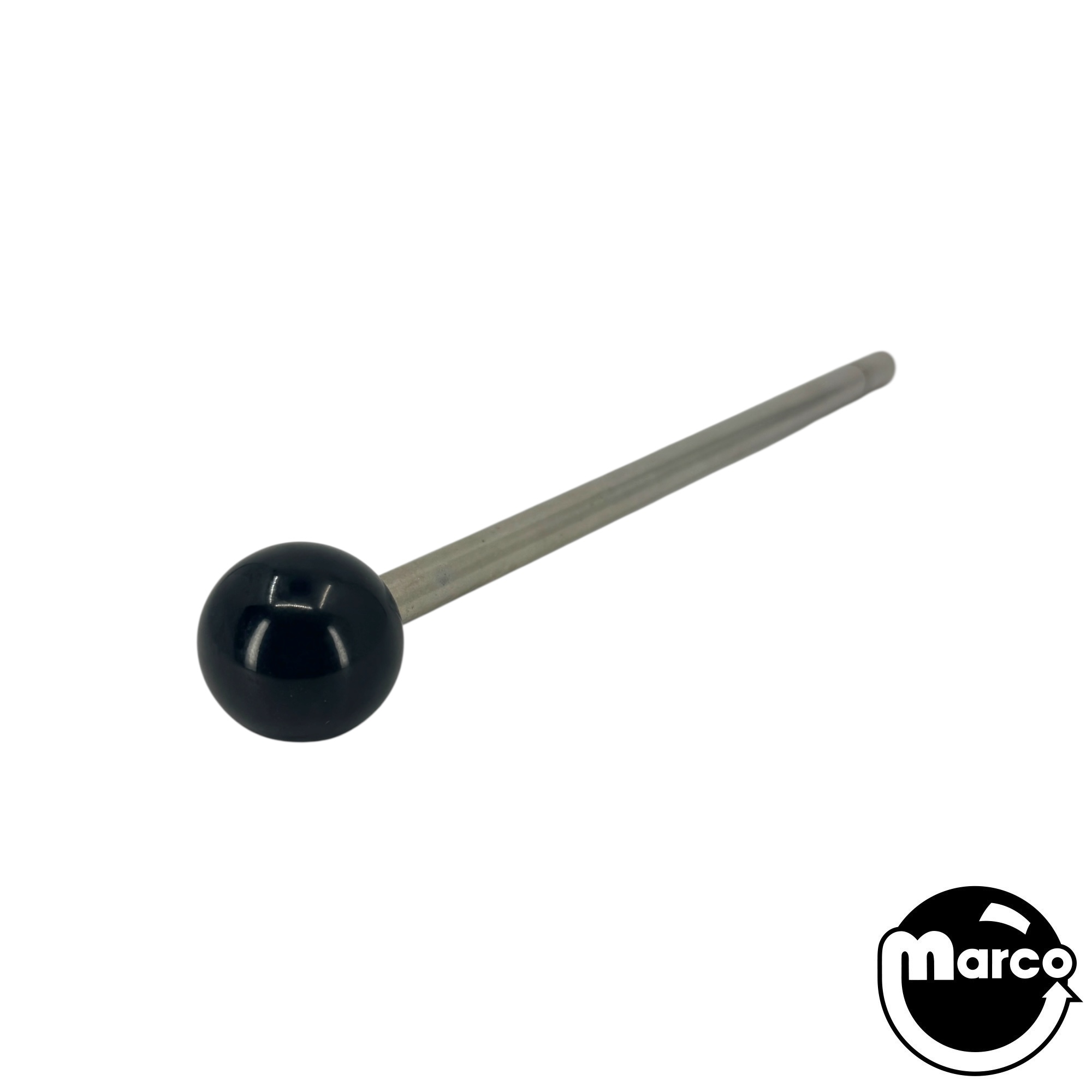 Ball Shooter Rod - Black Sphere 7-7/8 inch