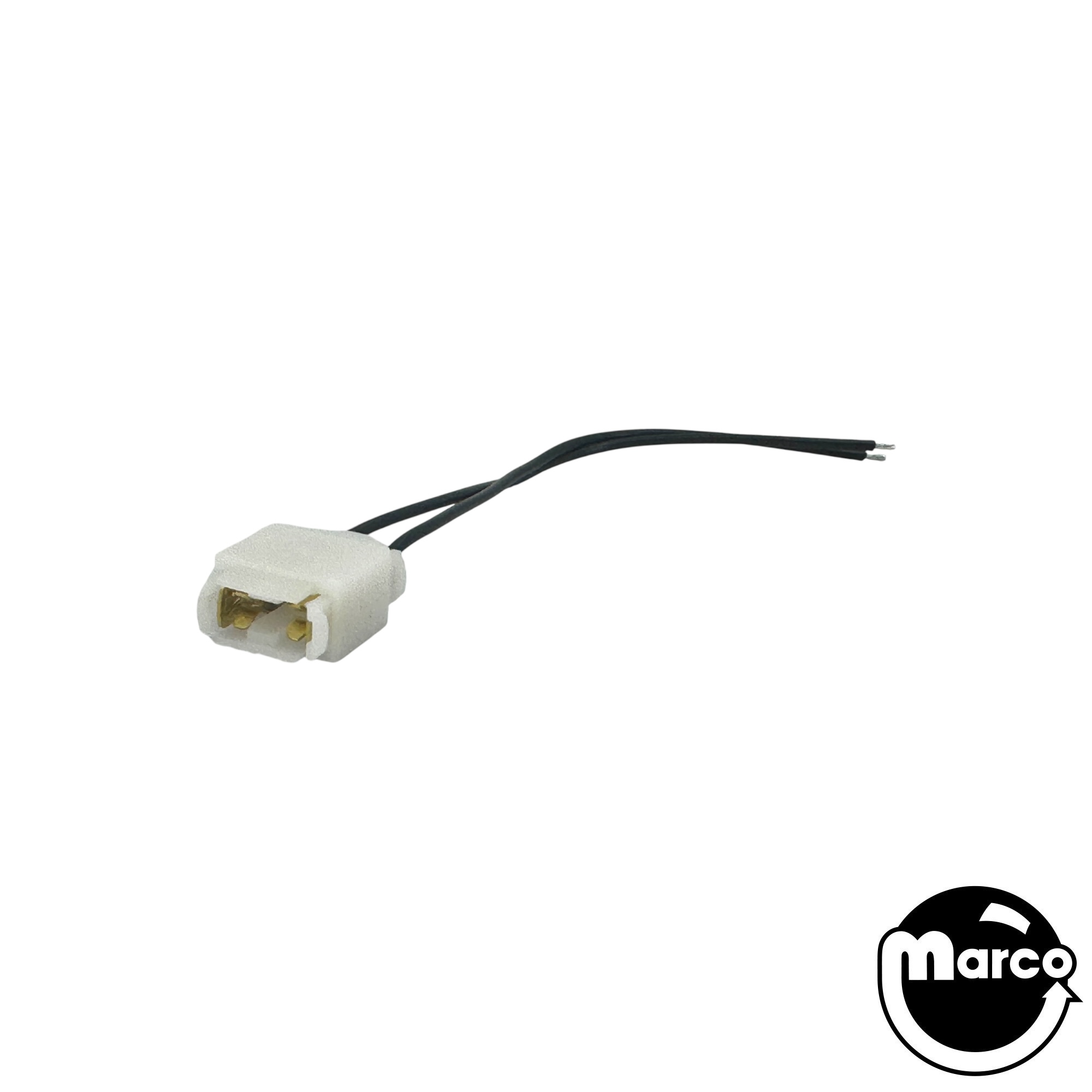 Lamp Socket - Wedge Base 4 inch Leads