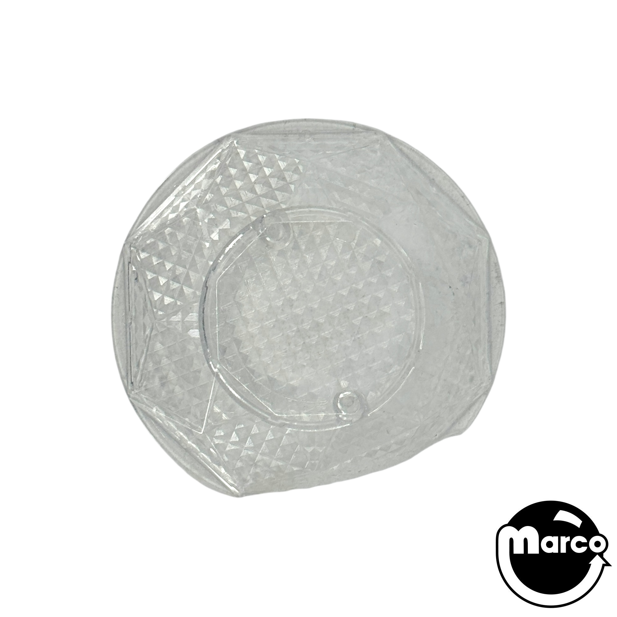 Pop bumper cap - clear cut 1-3/4