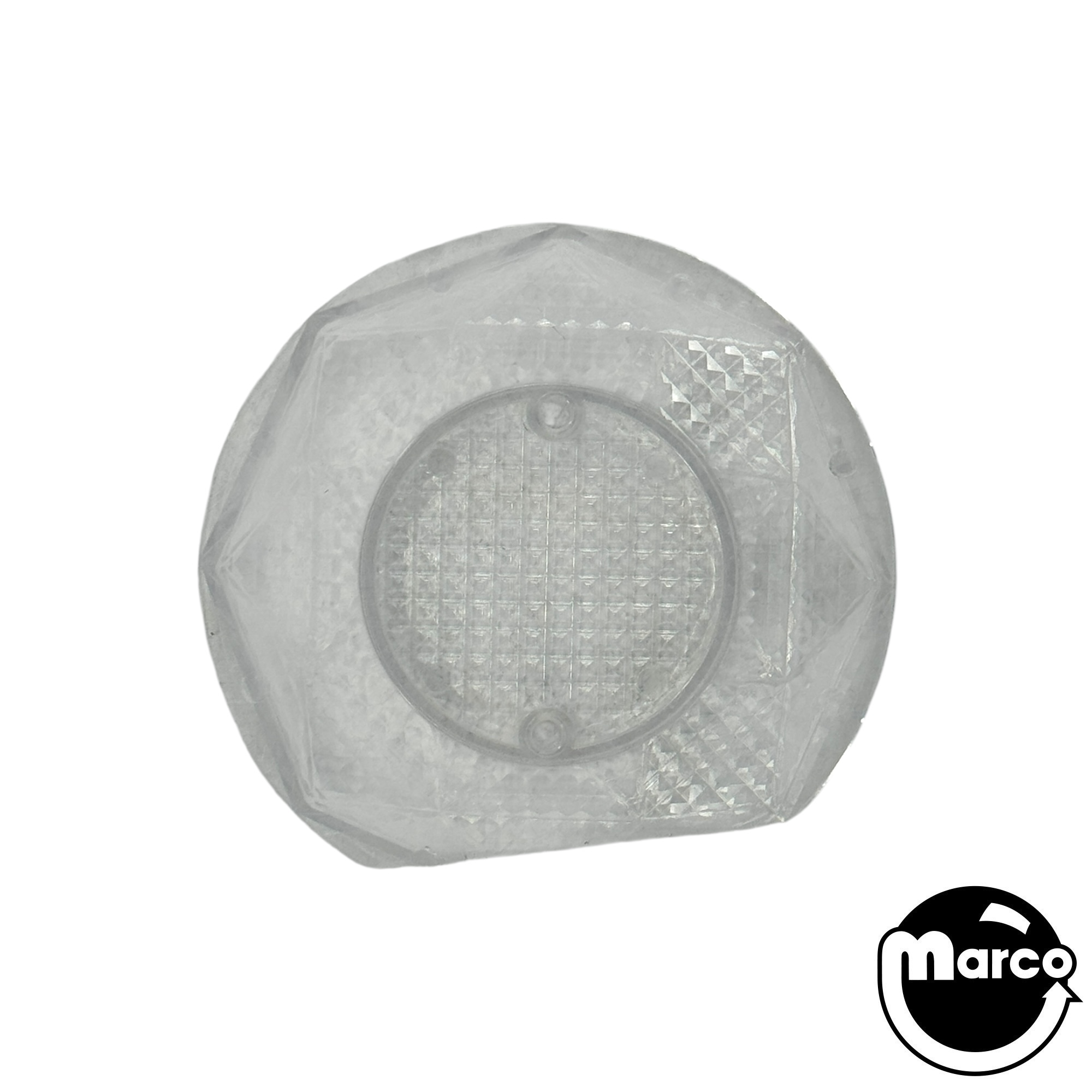 Pop bumper cap - clear cut 1-3/4