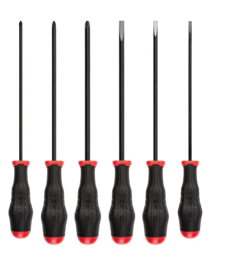 High-Torque Black Oxide Blade Screwdriver Set, 6-Piece (#1-#3, 3/16-5/16 in.)