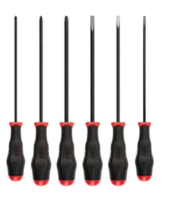 High-Torque Black Oxide Blade Screwdriver Set, 6-Piece (#1-#3, 3/16-5/16 in.)