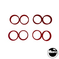 Standard Red Flipper Rings - Sample Pack