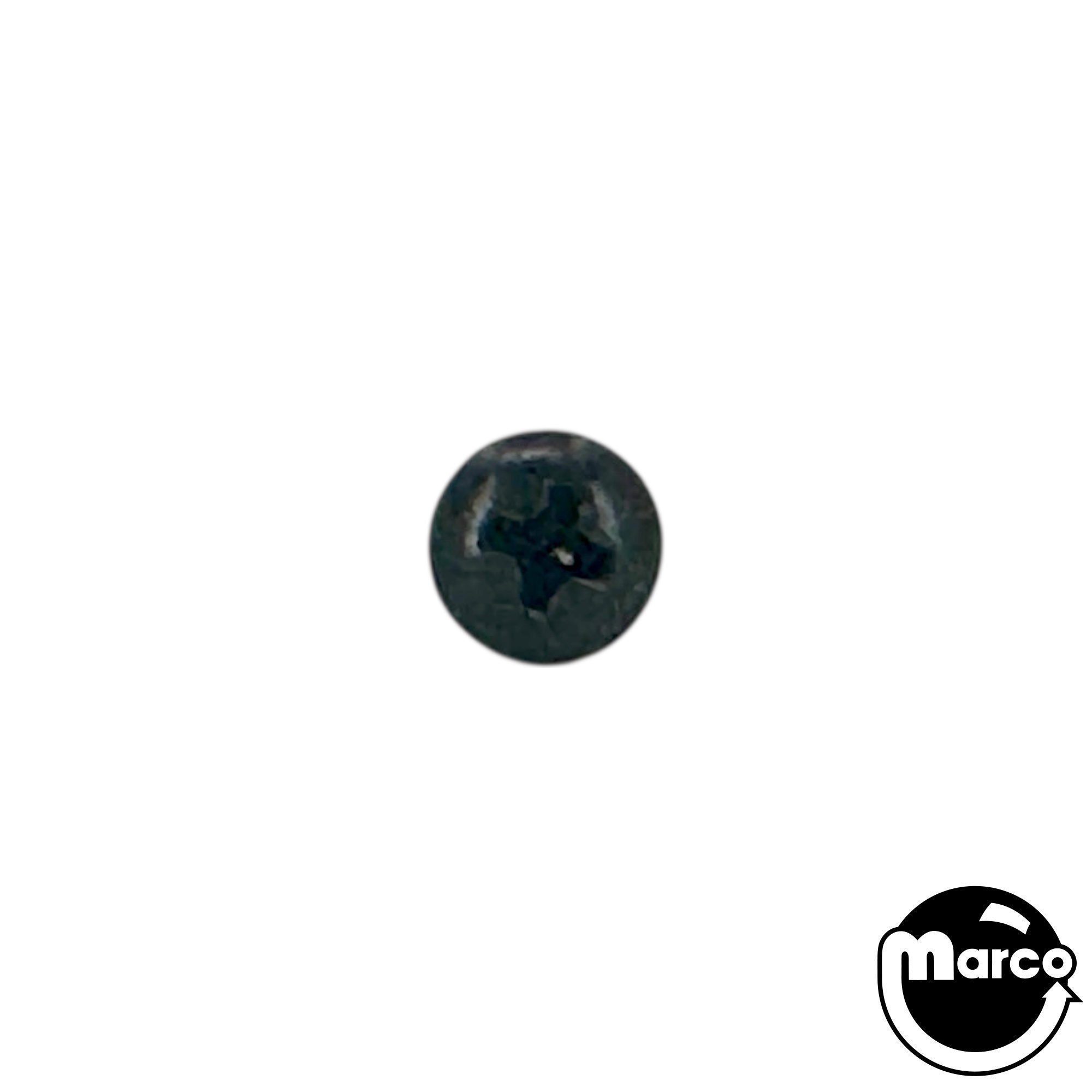 Tapping Screw #8 x 1/2" - Round Phillips Head - Black