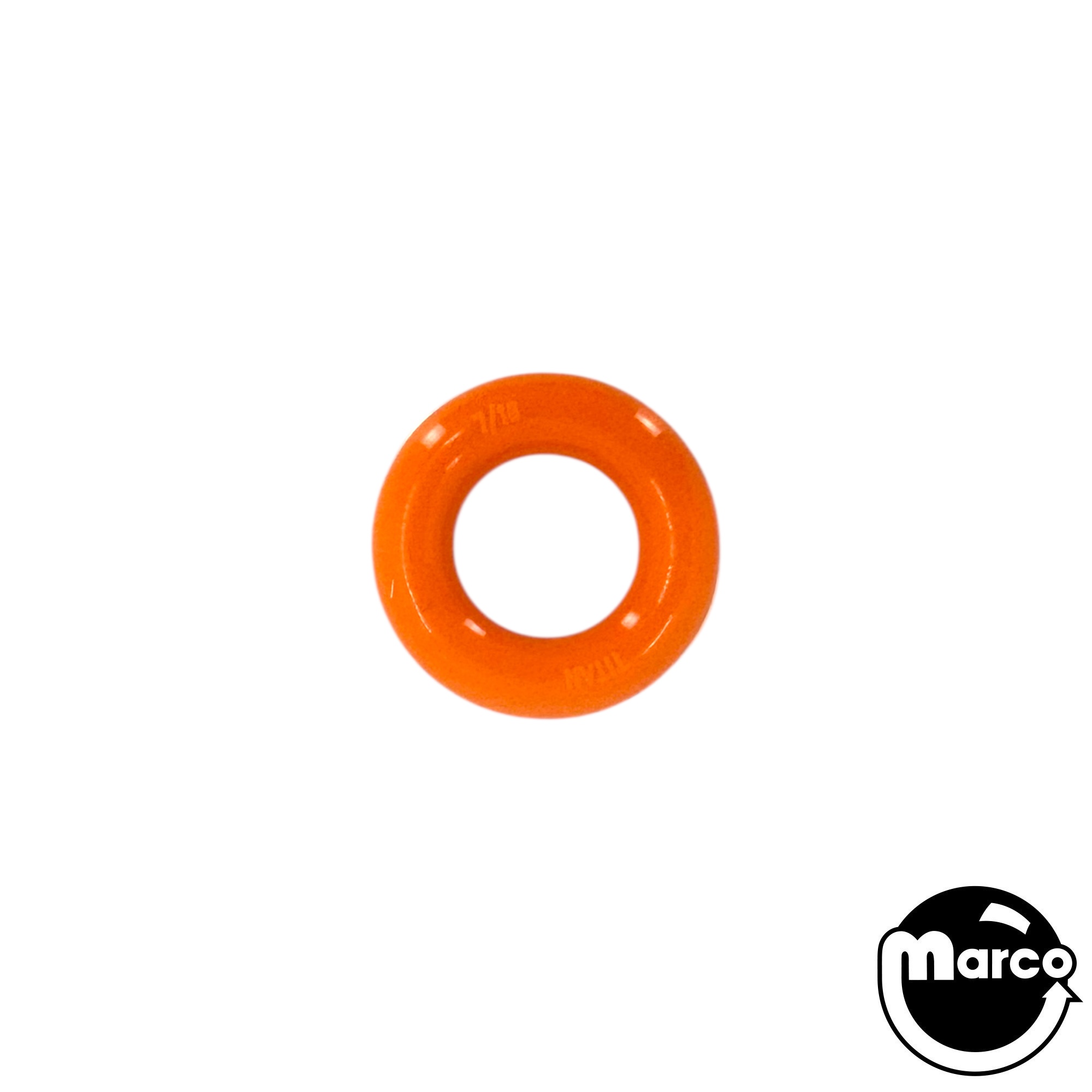 39S-0716-O -Titan™ Silicone ring - Orange 7/16 inch ID
