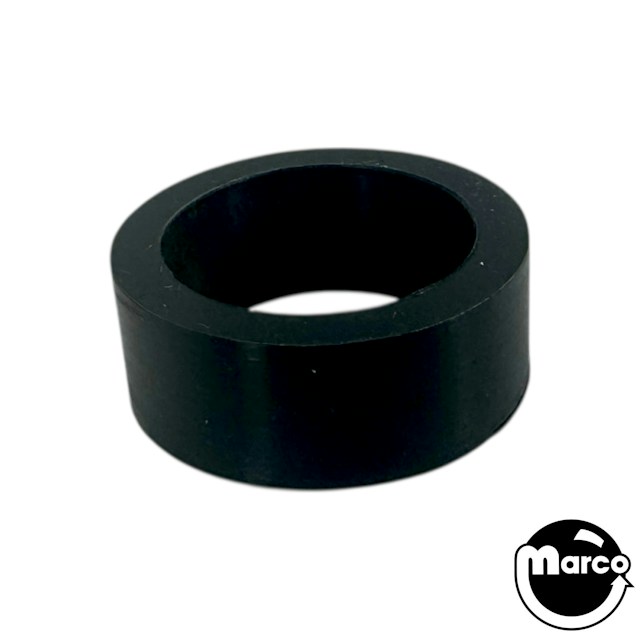 39S-6553-K -Titan™ Silicone Black mini flipper 1/2 x 1 inch ID