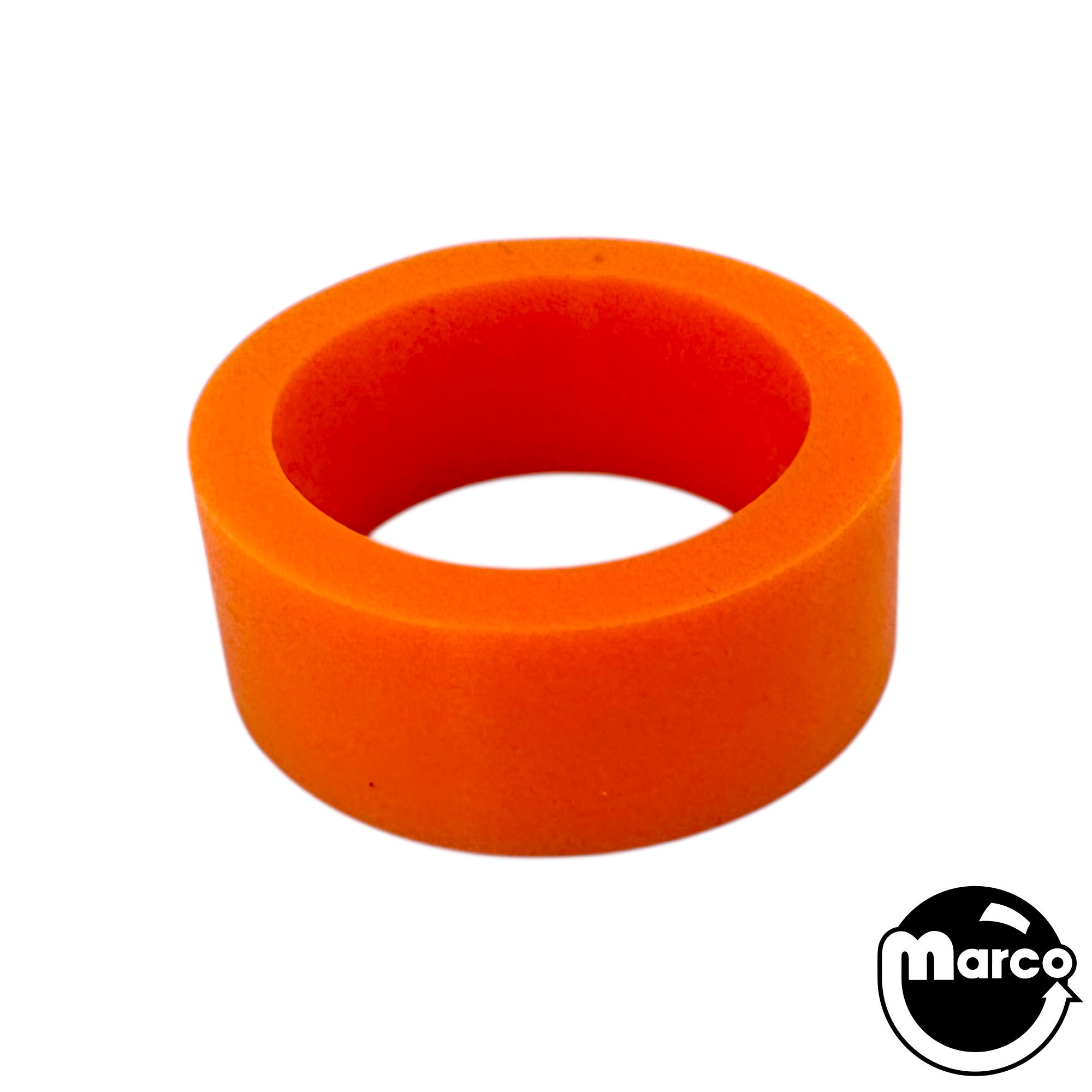 39S-6553-O -Titan™ Silicone Orange mini flipper 1/2 x 1 inch ID