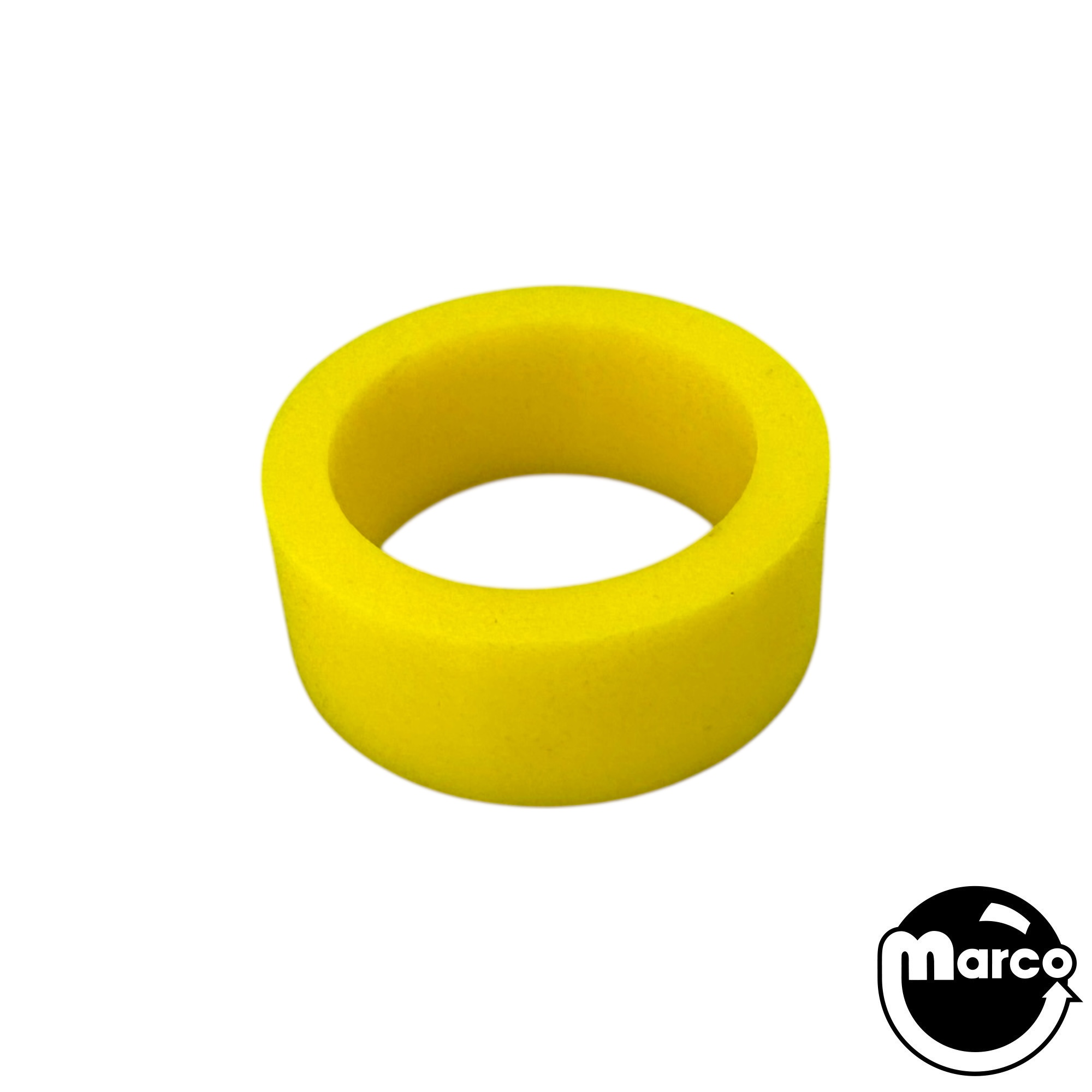39S-6553-Y -Titan™ Silicone Yellow mini flipper 1/2 x 1 inch ID