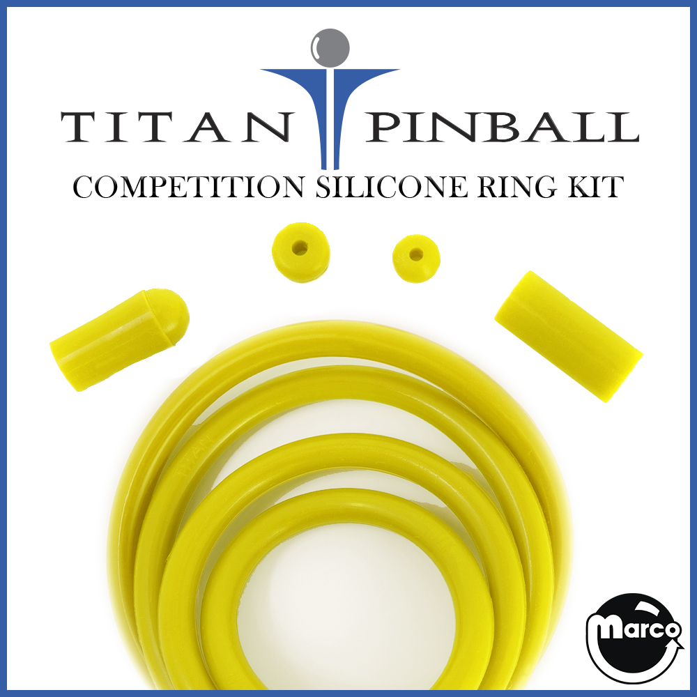 FALLOUT PREM/LE (Stern) Titan™ Silicone Ring Kit YELLOW