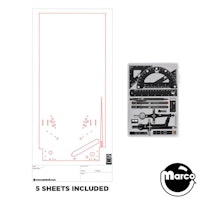 Homebrew White Wood Playfield Designer's Kit (Williams)