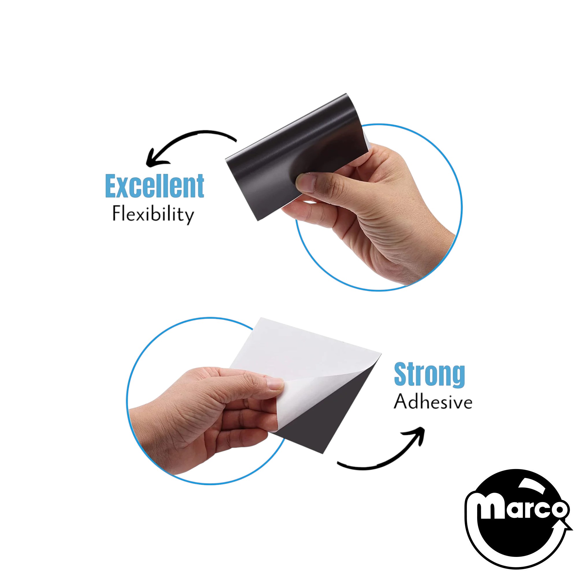 Adhesive Magnetic Sheets 4x6 (10)