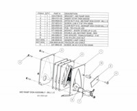 STAR TREK (Stern) Warp Ramp Sign Bracket