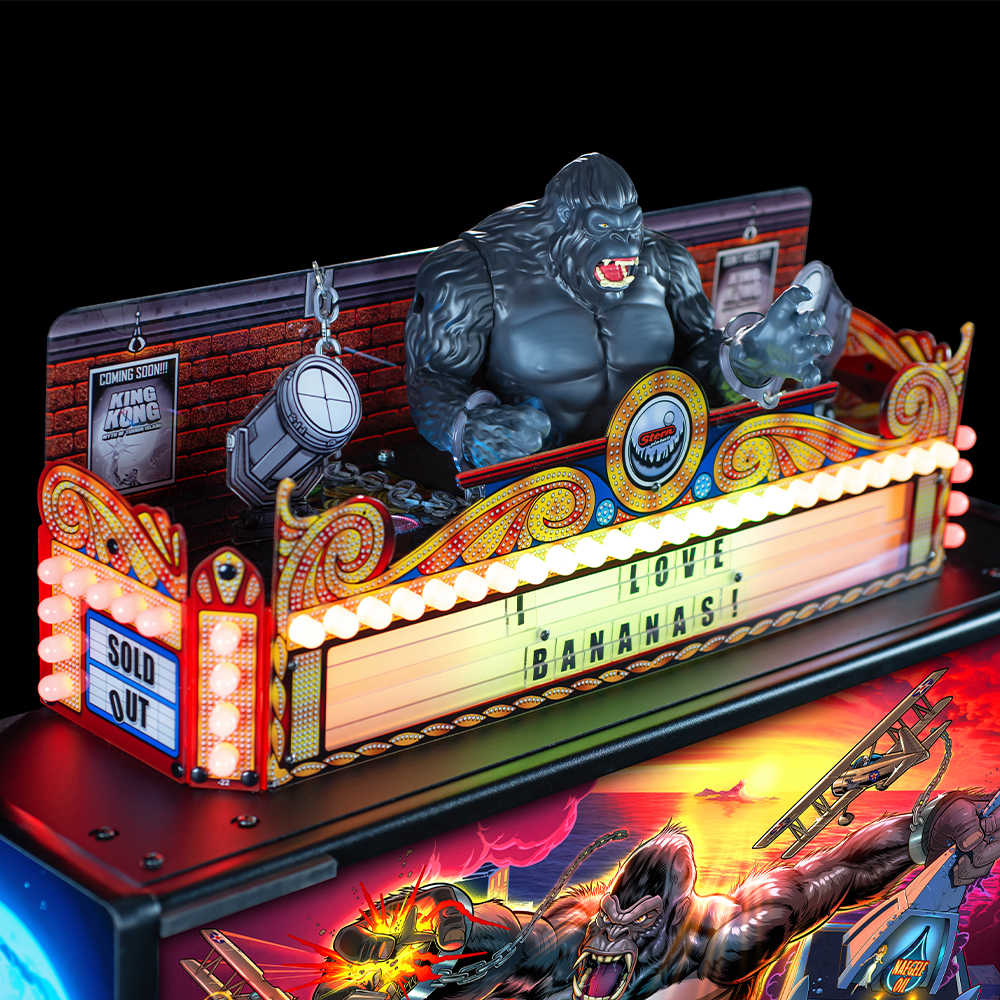 502-8070-00 - KING KONG (Stern) Pinball Topper - Marco Specialties
