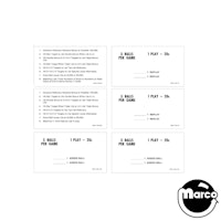 DISCO (Stern) Score cards (6)
