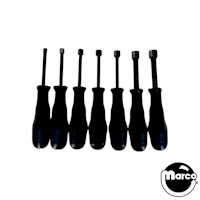 High-Torque Black Oxide Blade Nut Driver Set, 7-Piece