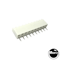 Connector .156 inch 10 position rear-entry